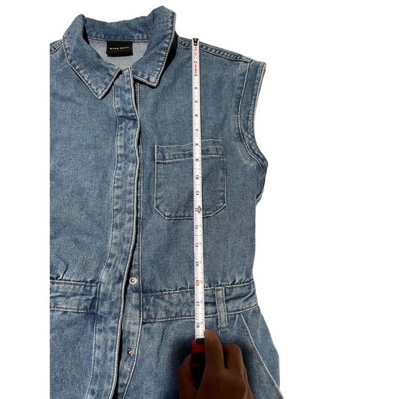 MIOU MUSE DENIM ROMPER SIZE MEDIUM | T1 - Picture 5 of 10